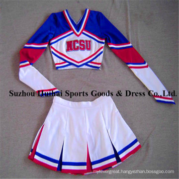 Spandex Long Sleeve Cheerleading Uniforms